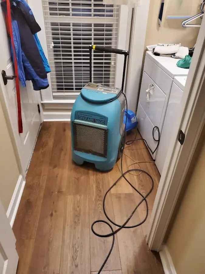 Commercial dehumidifier deployed for Flood Damage Cleanup in Salida