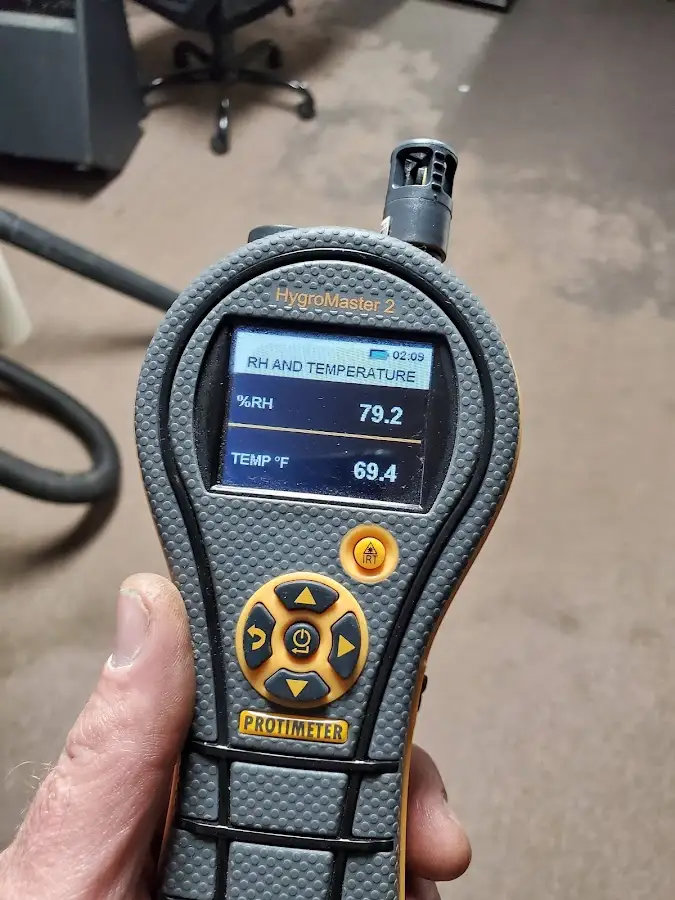 Moisture meter humidity assessment for Mold Remediation & Removal in Salida